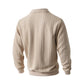 Men's Casual Half-Zip Cable-Knit Sweater