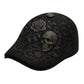 🖤Skull & Thorn Flat Cap