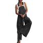 👗 LIMITED-TIME 50% OFF! Women's Casual Wide Leg Denim Overalls, Adjustable Strap Loose Jean Bib Jumpsuit