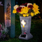 🔥Half price & Free shipping🔥Solar LED Memorial Grave Vase with Ground Spike – Weather-Resistant & Elegant