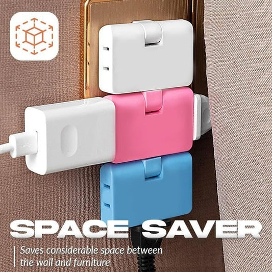 🔥Flat 3-way wall outlet that rotates 180 degrees