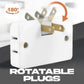 🔥Flat 3-way wall outlet that rotates 180 degrees