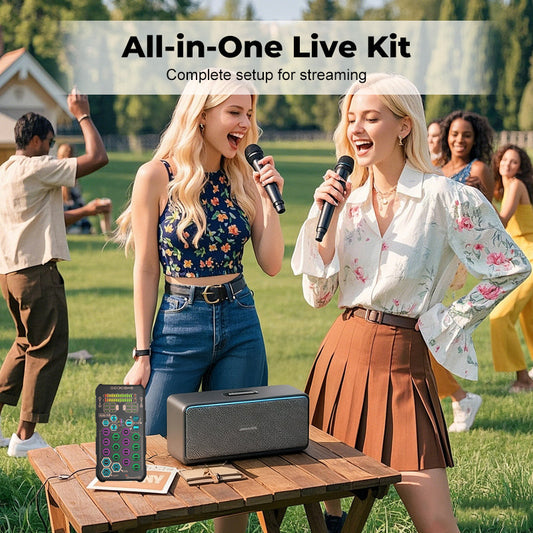 Integrated Audio Mixer & Sound Card Unit