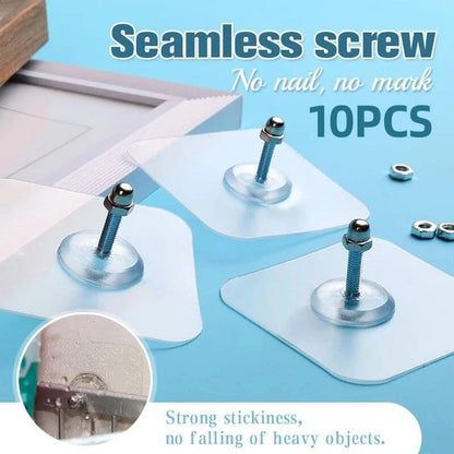 💪 Strong adhesion 🔥Self Adhesive Hanging Wall Hook Screws