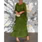🌺 50% OFF💐Elegant mesh dress with a round neckline and floral print
