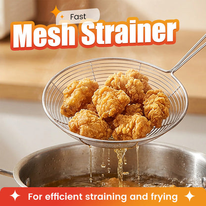 ⚡50% OFF!🧆Stainless Steel Wire Mesh Skimmer Spoon✨