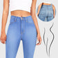 Women's High Waisted Stretch Bell Bottom Jeans