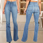 Women's High Waisted Stretch Bell Bottom Jeans