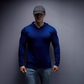 Men's Stretch-Fit Long Sleeve Fitness Hoodie