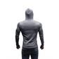 Men's Stretch-Fit Long Sleeve Fitness Hoodie