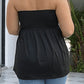 Women’s Sexy Ruched Strapless Top