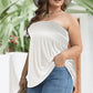 Women’s Sexy Ruched Strapless Top