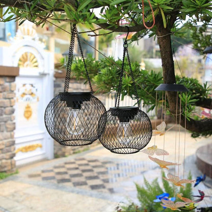 🔥HOT SALE-50%OFF🔥Retro Metal Solar Lanterns🌟