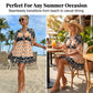 Women's Casual Flowy Bohemian V-Neck Dress