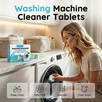 Washing Machine Cleaner Tablets (12-Pack)