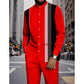 Men's Striped Shirt & Pants 2-Piece Set
