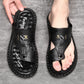 👣 LIMITED TIME 50% OFF! 🌿 Breathable Soft Leather Outdoor Sandals for Men (Plus Sizes) – Supportive, Non-Slip, Slip-On 🌲