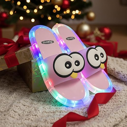 LED Light-Up Cartoon Slippers