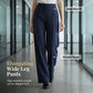 Women's Pinstripe Wrap Waist Jumpsuit