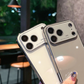 Luxury Plating Bumper Case with Integrated Lens Guard