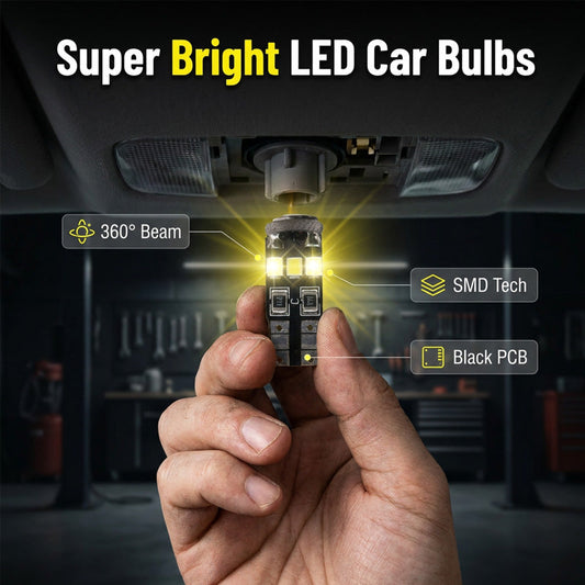 🔥Super Bright White Car Interior & Exterior LED Lights