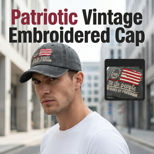 Unisex Cotton Blend Embroidered Hat