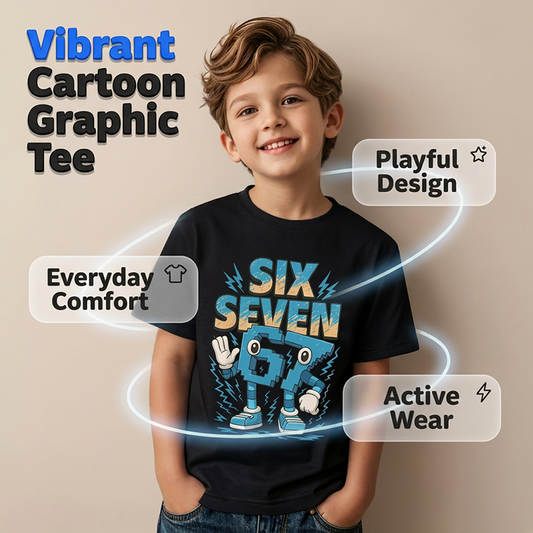 🔥Limited offer - 50%OFF🔥Kids' Cartoon Number Graphic Tee
