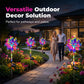 🌈Solar Powered Rainbow Pinwheel Garden Light