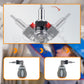 Versatile 8-in-1 Magnetic Ratcheting Screwdriver Bit Kit