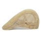 🧢 50% OFF NOW! 🌬️Breathable flat cap – mesh fabric, adjustable strap (55–60 cm) & built-in sweatband 🧢💨