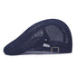🧢 50% OFF NOW! 🌬️Breathable flat cap – mesh fabric, adjustable strap (55–60 cm) & built-in sweatband 🧢💨