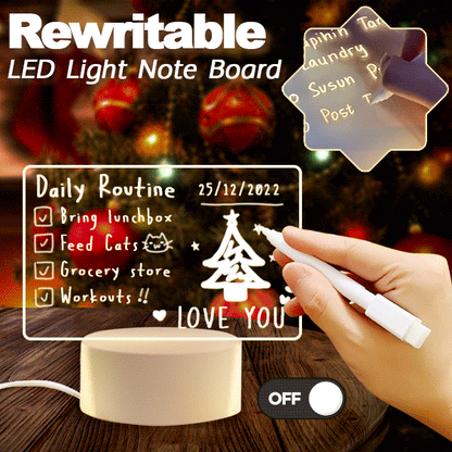 🎁The Perfect Gift - A Reusable Drawing Board Set with LED Light