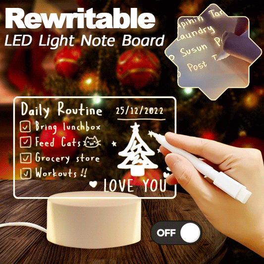 🎁The Perfect Gift - A Reusable Drawing Board Set with LED Light