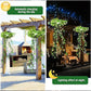 Solar-Powered Hanging Milan Grass Light