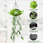 Solar-Powered Hanging Milan Grass Light