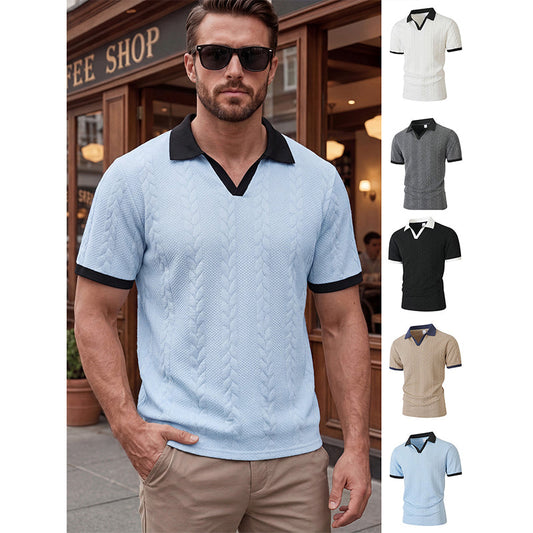 Men's Short Sleeve Knit Shirt