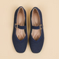 Breathable Square Toe Ballet Flats