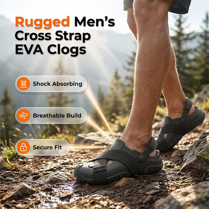 🔥Exclusive Design🔥Men's Cross Strap EVA Clogs