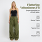 Voluminous Pleated Lantern Trousers