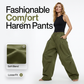 Voluminous Pleated Lantern Trousers