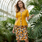 👗 50% OFF 🎨Color Block Pencil Skirt & Top Set