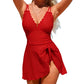 Elegant Scalloped Trim Tummy Control Swimsuit