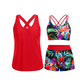 🏖️LAST DAY SALE 50% OFF with FREE GIFT🎁🔥Aqua Eve Modest Swim Set🩱Full-Coverage Tankini + Boyshorts with Pockets | Sun-Safe UPF 50+ ☀️🛡️ | Perfect for Beach Days 🌊