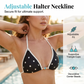 Polka Dot Halter Bikini Set with Boy-Shorts