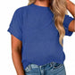 Women's Textured Stripe Short-Sleeve Shirt