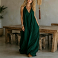 Women's Casual V-Neck Sleeveless Maxi Dress