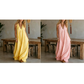 Women's Casual V-Neck Sleeveless Maxi Dress