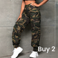 Women's Camouflage Cargo Jogger Pants
