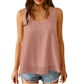 Elegant Dot Lace Strap Tank Top
