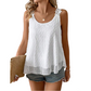 Elegant Dot Lace Strap Tank Top